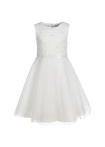 happy girls T&uuml;llkleid &raquo;tulle dress with flowers&laquo; beige, Gr&ouml;&szlig;e 128