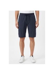 BOSS Green Shorts &raquo;S Urbanex-Cargo&laquo; mit Cargotaschen Cargohose Stretchhose Businesshose Anzughose blau, Gr&ouml;&szlig;e 56