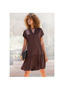 Lascana Blusenkleid mit Volant am Rock