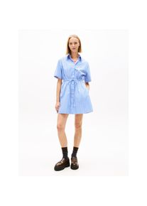 Tommy Jeans Hemdblusenkleid &raquo;TJW MINI STRIPE SHIRT DRESS&laquo; Eingrifftaschen mit Taillen Bindeband, Relaxed Fit