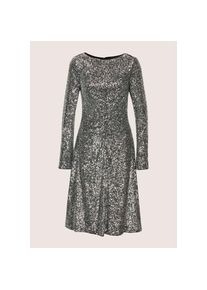 Madeleine Mode MADELEINE Cocktailkleid &raquo;Paillettenkleid Abendkleid mit Glanzeffekt&laquo; &Auml;rmel mit Schlitz grau, Gr&ouml;&szlig;e 36