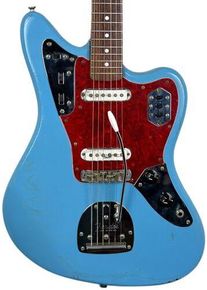 Fender Japan 66 Reissue Jaguar 1997-2000 - Blue Repaint | Blue Repaint