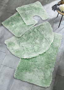 Badrumsmatta - gr&ouml;n - storlek 80x140 cm - bonprix