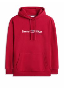 Big & Tall Sizes - Tommy Hilfiger - Hoodie in a cotton blend with label lettering - 3XL