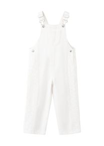 Mango Kids Piger Overalls 'BLANCA' offwhite St&oslash;rrelse 104/110