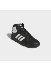 Sneaker adidas Sportswear "HOOPS MID CLASSIC", Damen, Gr. 45, core schwarz, ftwr wei&szlig;, orbit grau, Synthetik, Schuhe Sneaker