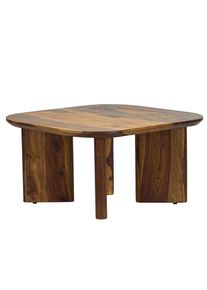 Mid.you , Braun , Holz , Sheesham , massiv , quadratisch , 60x45x60 cm , einfacher Aufbau ,