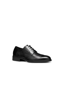 Schn&uuml;rschuh Geox "U THORIAN", Herren, Gr. 46, schwarz, Nappaleder, Schuhe Schn&uuml;rschuh, Abendschuh, Businesschuh mit Geox Spezial Membrane und Lyralochung