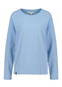 alife and kickin Langarmshirt ALIFE & KICKIN, Damen, Gr. S, blau (we are alife vertical, fjord), 100% Baumwolle (Bio), Rundhals, Shirts Langarmshirt