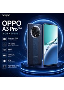 2026 new OPPO A3 Pro 5G 8GB+256GB Phone, Dimensity 7050, 6.7'' 120Hz OLED Curved Display, 64MP AI Camera, 5000mAh, 67W SUPERVOOC
