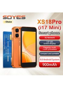 SOYES XS18Pro Mini Smartphone Android 9.0 Multi-core 3.0in 2GB RAM 16GB ROM Dual SIM Standby Dual Camera Social Media App Phone