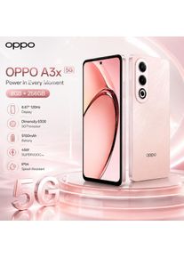 2026 new OPPO A3X 5G Smartphone 8GB+256GB, 6.67-inch 120Hz Display, Dimensity 6300, 5100mAh Battery, 45W SUPERVOOC, Dual SIM