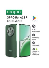 2026 new OPPO Reno12 F Dual SIM Cell Phone Global Unlocked 6.67 Inch 120Hz AMOLED Display 50MP Camera Android Mobile