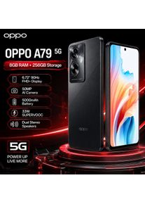 2026 new OPPO A79 5G 8GB+256GB Smartphone, 6.72-inch 90Hz FHD+ Screen, Dimensity 6020, 50MP AI Camera, 5000mAh, 33W SUPERVOOC