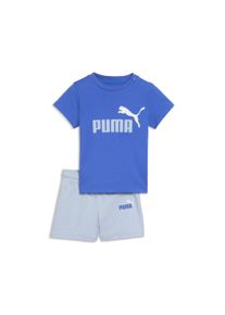 T-Shirt & Shorts Puma "MINICATS ESS TEE AND SHORTS SET INF", Jungen, Gr. 68, royal sapphire, Obermaterial: 100% Baumwolle, bedruckt, KOB Set-Artikel T-Shirt & Shorts, zweiteiliges Set, f&uuml;r Kinder, mit Rundhalsausschnitt, Regular Fit