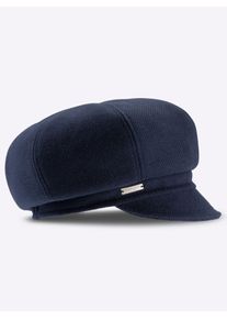 Schirmm&uuml;tze Casual Looks, Damen, blau (nachtblau), Kunstfaser, M&uuml;tzen Schirmm&uuml;tze