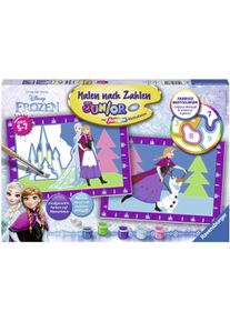 Malen nach Zahlen Ravensburger "Junior, Disney Frozen, Die Eisk&ouml;nigin", bunt, Malvorlagen, KinderB:32cm H:22cm, Malen nach Zahlen, Made in Europe, B:32cm H:22cm