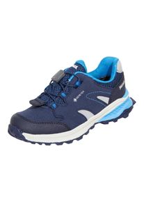 Wanderschuh Meindl "Meindl Kivo Junior GTX marine/cobalt", Herren, Gr. 37, blau (marine), Mesh, Veloursleder, mehrfarbig, Schuhe Wanderschuh, Herausnehmbares Best-Fit-Fu&szlig;bett f&uuml;r optimalen Sitz bei Kinderf&uuml;&szlig;en