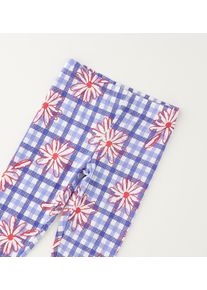Leggings IDO "BABY GIRL SHORT", M&auml;dchen, Gr. 4A, EURO-Gr&ouml;&szlig;en, bunt (light blau, fuchsia), 94% Baumwolle, 6% Elasthan, Hosen Leggings