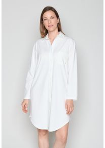 JOOP! Langarmshirt JOOP, Damen, Gr. 44, wei&szlig;, Jersey, Obermaterial: 95% Baumwolle, 5% Elasthan, Shirts Langarmshirt