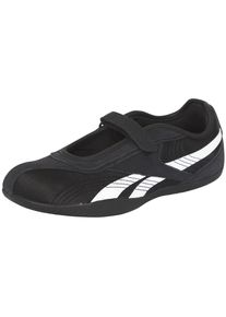 Sneaker Reebok CLASSIC "ULTRA LO MARY JANE", Damen, Gr. 42,5, schwarz, schwarz, wei&szlig;, Leder, Textil, Schuhe Sneaker