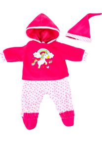 Puppenkleidung BAYER "Hose Einhorn 46 cm", pink (pink, wei&szlig;), Puppenkleidung, Baby, Puppenkleidung