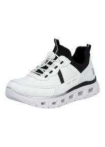 Sneaker Rieker "Halbschuh", Damen, Gr. 39, wei&szlig;, Obermaterial: 50% Rindsleder Leather cow. 50% Lammleder LEL., Schuhe Sneaker