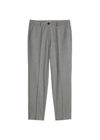 Marc O'Polo 7/8-Hose MARC O'POLO, Damen, Gr. 34, N-Gr, grau (medium grau), Flanell, Obermaterial: 49% Polyester, 48% Viskose, 3% Elasthan, unifarben, slim fit kn&ouml;chelfrei, Hosen 7/8-Hose, mit Schlitz am Saum, Slim Fit