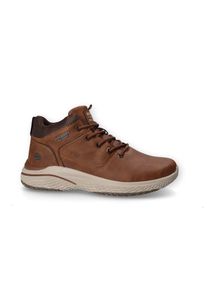 Schn&uuml;rboots Dockers by Gerli, Herren, Gr. 45, braun, Lederimitat, Schuhe Schn&uuml;rboots, Sneaker-Boots, Schn&uuml;rstiefelette mit Profilsohle
