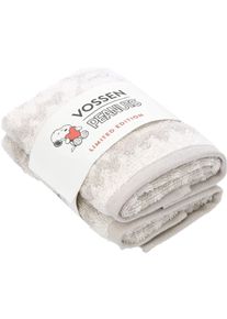 Gaestehandtuecher Vossen "CHARLIE BROWN", pearl grau, B:30cm L:50cm, Jacquard, Baumwolle, Handt&uuml;cher, Gaestehandtuecher, trendiger Jacquard im Zick-Zack Design