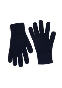 GOBI Cashmere Damer Fingerhandsker 'Essential Knit Cashmere Gloves' navy St&oslash;rrelse L