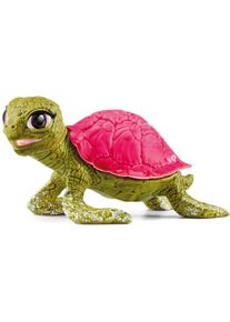 Spielfigur Schleich "BAYALA, Kristall Schildkr&ouml;te (70759)", gr&uuml;n (gr&uuml;n, pink), Spielfiguren, Kinder, Kunststoff, Spielfigur