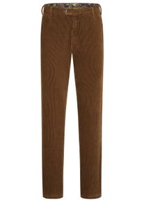 Chinohose MEYER "Bonn", Herren, Gr. 56, N-Gr, braun (cognac), Obermaterial: 98% Baumwolle CO. 2% Elasthan EL., uni, regular fit, Hosen Chinohose, Superstretch Premium Cord Chino