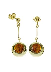 Paar Ohrh&auml;nger OSTSEE-SCHMUCK "OSTSEE-SCHMUCK Ohrh&auml;nger Alina Ohrh&auml;nger Alina", gelb (wei&szlig;, neutral), Ohrringe, Damen, 31 x 13, Gelbgold 333, Paar Ohrh&auml;nger