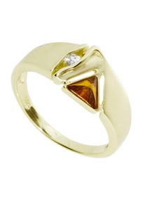 Fingerring OSTSEE-SCHMUCK "OSTSEE-SCHMUCK Ring Benita Ring Benita" Gr. 52, gold (wei&szlig;, neutral), Fingerringe, Damen, 52 (16,6), Gelbgold 333, Fingerring
