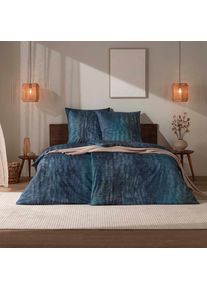 Bettw&auml;sche Estella "Arno", 605, dunkelblau, B/L: 135cm x 200cm, 1 Stk., 1 Stk., Mako-Interlock-Jersey, B/L: 80cm x 80cm, 2, Mako-Interlock-Jersey, Obermaterial: 100% Baumwolle, Bettw&auml;sche, Bettw&auml;sche, Gefertigt aus hochwertigem Mako-Interlock-Jersey aus 100% Baumwolle.