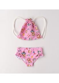 Badeanzug IDO "BABY GIRL ACCESSORIES", M&auml;dchen, Gr. 9M, Einheitsgr&ouml;&szlig;e, pink, multicolour, Polyester, Badeanz&uuml;ge Badeanzug