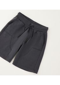 Shorts sarabanda "BABY BOY SUMMER TROUSER", Jungen, Gr. 18M, EURO-Gr&ouml;&szlig;en, schwarz (dunkelgrau), 100% Baumwolle, Hosen Shorts