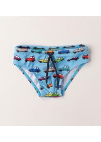 Badehose sarabanda "BABY BOY ACCESSORIES", Jungen, Gr. 24M, EURO-Gr&ouml;&szlig;en, wei&szlig;, multicolour print, Polyester, Badehosen Badehose