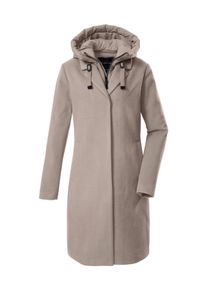 G.I.G.A. by Killtec Parka "GW 20 WMN PRK", Damen, Gr. 50, beige (hellbeige), Obermaterial: 100% Polyester.Obermaterial 2: 100% Polyester.Futter: 100% Polyester.Futter 2: 100% Polyester.F&uuml;llung: 100% Polyester, G.I.G.A. DX BY KILLTEC, Jacken Parka, Windabweisender Damen Parka mit abnehmbarer Kapuze und Gilet