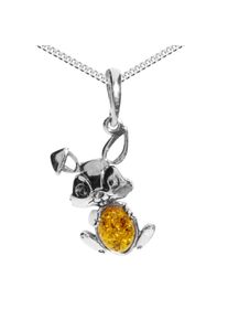 Kette mit Anh&auml;nger OSTSEE-SCHMUCK "OSTSEE-SCHMUCK Kette mit Anh&auml;nger Hase Kette mit Anh&auml;nger Hase" Gr. 60, silber (wei&szlig;, neutral), Halsketten, Damen, 60cm, Silber 925 (Sterlingsilber), L: 42, Kette mit Anh&auml;nger