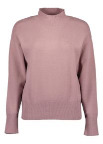 Strickpullover Blue Seven "Pullover mit Stehkragen", Damen, Gr. 42, rosa (4091, rosa), 50% Viskose, 28% Polyester, 22% Polyamid, normal, ohne Ausschnitt, Pullover Strickpullover