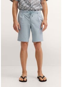 Bermudas Bugatti "Soft touch", Herren, Gr. 54, Normalgr&ouml;&szlig;en, 320, hellblau, 98% Baumwolle, 2% Elasthan, unifarben, normal, Hosen Bermudas, mit Kordelzug
