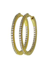 Paar Creolen OSTSEE-SCHMUCK "OSTSEE-SCHMUCK Creole Simone 30 mm Creole Simone 30 mm", gelb (wei&szlig;, neutral), Ohrringe, Damen, 30 x 2mm, Silber 925 (Sterlingsilber), Paar Creolen