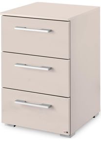 Nachtkommode "Henderson", beige (champagner), B:40cm H:61cm T:42cm, Holzwerkstoff, SET ONE BY Musterring, Sideboards, Nachtkommode, In 4 Farben erh&auml;ltlich, Schubladen inkl. Selbsteinzug und D&auml;mpfung