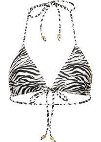 alife and kickin B&uuml;gel-Bikini-Top ALIFE & KICKIN, Damen, Gr. XS, Einheitsgr&ouml;&szlig;e, schwarz-wei&szlig; (zebra), 80% Polyamid, 20% Elasthan, Bikini-Oberteile B&uuml;gel-Bikini-Top