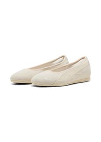 Sneaker Puma "CATCH SOLEIL BALLERINASD", Damen, Gr. 38, Textil, beige (alpine snow, Puma wei&szlig;), Leder, unifarben, Schuhe Sneaker, f&uuml;r vielseitige Aktivit&auml;ten, mit Lederobermaterial, mit Schn&uuml;rung, Topseller