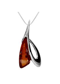 Kette mit Anh&auml;nger OSTSEE-SCHMUCK "OSTSEE-SCHMUCK Kette mit Anh&auml;nger Gleiter-Terese" Gr. 50, silber (wei&szlig;, neutral), Halsketten, Damen, 50cm, Silber 925 (Sterlingsilber), L: 42, Kette mit Anh&auml;nger