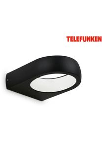 LED Au&szlig;en-Wandleuchte Telefunken "LED Au&szlig;enleuchte, schwarz, 1xLED/6,5W", wei&szlig;, neutral, Leuchten, LED Au&szlig;en-Wandleuchte