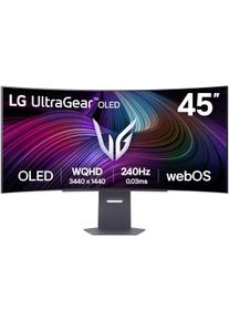 LG LED-Monitor "45GX90SA-B", Energieeffizienz: F, schwarz, B:29,5cm H:54,4cm T:113cm, Monitore, LED-Monitor